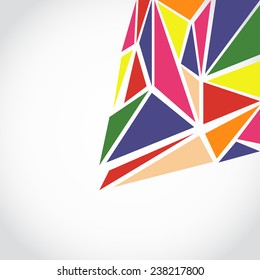Abstract geometric shape background 