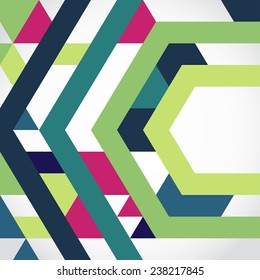 Abstract geometric shape background 