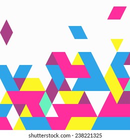 Abstract geometric shape background