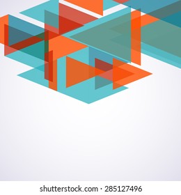 Abstract geometric shape background
