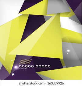 Abstract geometric shape background. For business / technology / education