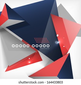 Abstract geometric shape background. For business / technology / education