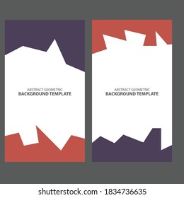 Abstract geometric shape background collection set vector design
