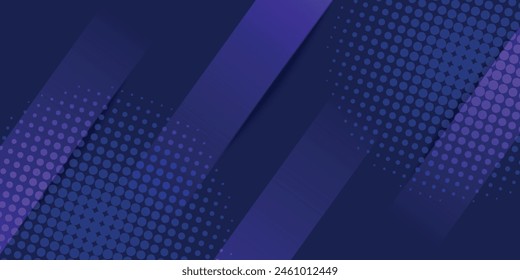 Abstract geometric shape background in dark purple gradation. Perfectly used for landing pages, websites, banners, posters, events, etc. Vector illustration