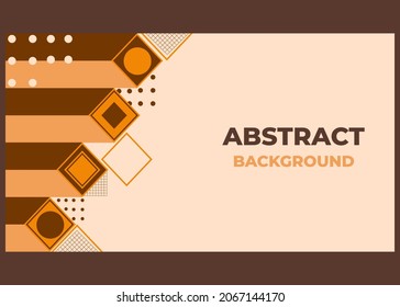 abstract geometric shape background design template