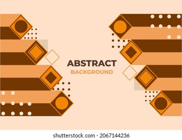 abstract geometric shape background design template