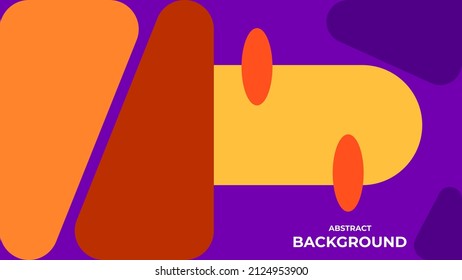 ABSTRACT GEOMETRIC SHAPE BACKGROUND FLAT COLOR DESIGN VECTOR TEMPLATE FOR WALLPAPER, COVER DESIGN, HOMEPAGE DESIGN
