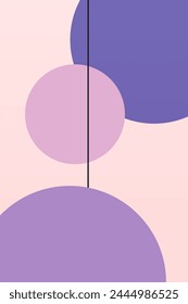 Abstract geometric shape background. Flat abstract shape art background