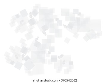 Abstract geometric shape background from gray squares