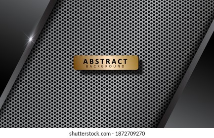 Abstract geometric shape background. Luxury hexagon modern futuristic design. Vector banner design