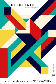 Forma geométrica abstracta fondo abstracto estilo arte moderno. La plantilla de elemento de diseño puede utilizarse para el afiche, el fondo, la publicación, el folleto, el volante, el folleto, la ilustración vectorial