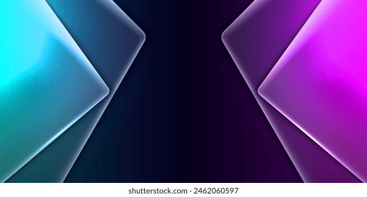 Abstract geometric shape background, Modern background vector overlap layer.