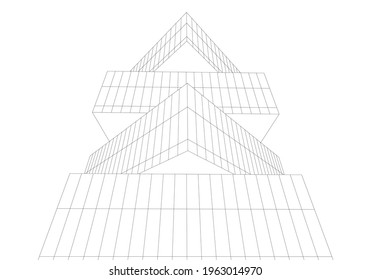 abstract geometric shape background vector illustration