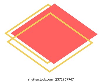 Resumen de la forma geométrica Ilustración de la pancarta