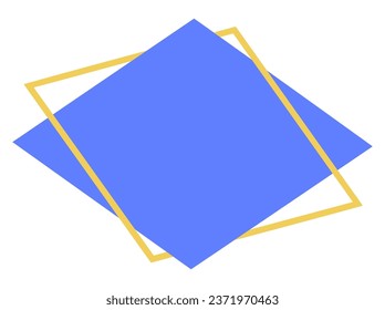 Resumen de la forma geométrica Ilustración de la pancarta