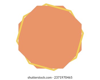 Resumen de la forma geométrica Ilustración de la pancarta