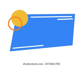 Abstract Geometric Shape Banner Illustration