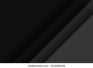 Abstract. Geometric shape black overlab background. Vector.