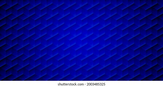 Abstract. Geometric shape blue background ,light and shadow .Vector.