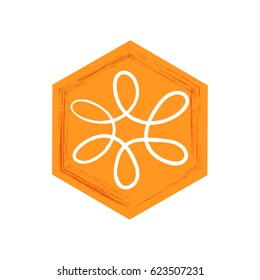 Abstract geometric shape, business symbol or logo design. Abstract illustration.