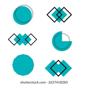 Abstract geometric shape with clean lines and symmetry, ideal for backgrounds, digital art, patterns, and modern design.