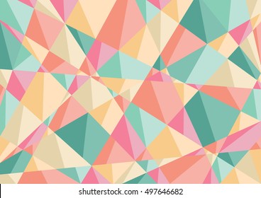 abstract geometric shape colorful background with pastel cute color party festive festival birthday celebration cover greetings 