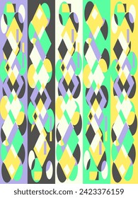 Abstract geometric shape design. can be utilized for a variety of purpose. including background, wall art, fashion, wallpaper, decorative, textile, and more