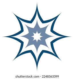 abstract geometric shape for design element