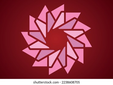 diseño de forma geométrica abstracta. Forma geométrica abstracta del logotipo.