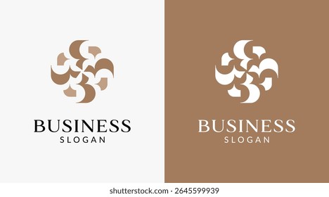 Forma geométrica abstrata projeta o vetor de pettern. Luxo modelo elegante ícone logotipo decorativo
