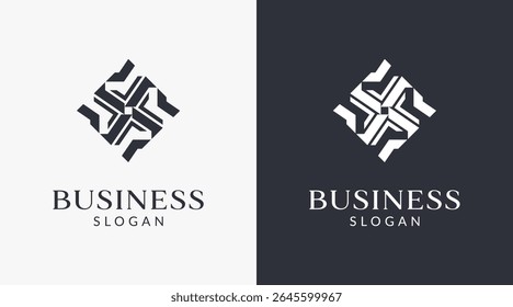 Abstract geometric shape designs pettern vector. Luxury elegant decorative logo icon template