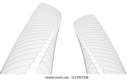 abstraktes geometrisches Zeichnen