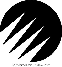 Design de elemento de forma geométrica abstrata