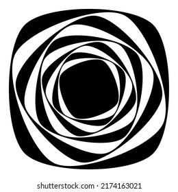 Abstract geometric shape, element vector illustration