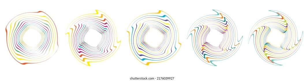 Abstract geometric shape, element vector illustration