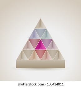 Abstract geometric shape, eps10 vector