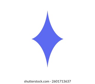 Abstract geometric shape flat element, brutal contemporary figure star oval, brutalist abstract geometric shape, swiss design aesthetic, bauhaus memphis design vector illustration.