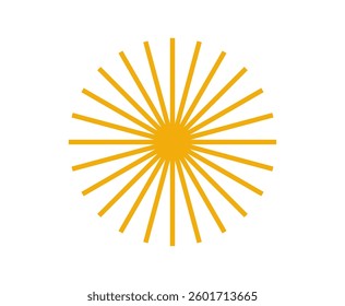 Abstract geometric shape flat element, brutal contemporary figure star oval, brutalist abstract geometric shape, swiss design aesthetic, bauhaus memphis design vector illustration.