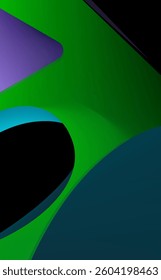 Abstract geometric shape gradient color background. Wallpaper design