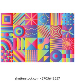 abstraktes Gradientenelement mit geometrischer Form