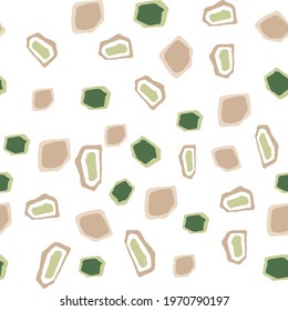 abstract geometric shape. gradient style modern geometic shape green pattern on white background.