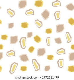 abstract geometric shape. gradient style modern geometic shape yellow pattern on white background.
