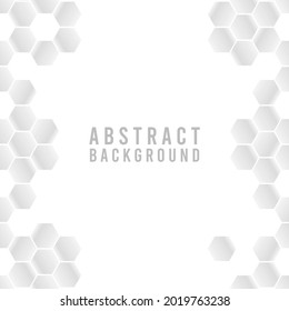 Abstract Geometric Shape Hexagon Background, Geometric Abstract Background With Hexagons
