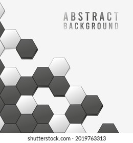 Resumen Forma Geométrica Fondo Hexagón, Fondo Abstracto Geométrico Con Hexagonal
