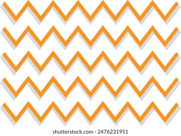 Abstrakte geometrische Form auf weißem Hintergrund. Vektorgrafik Flat Illustration.