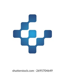 Abstract geometric shape logo vector symbol design icon	
