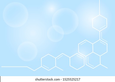 Abstract geometric shape medicine and science concept background.