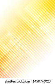 Abstract geometric shape on yellow orange background. Vector Eps10
