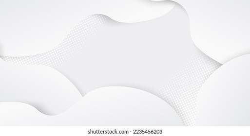 Abstract. Geometric shape overlab white background. light and shadow .Vector.