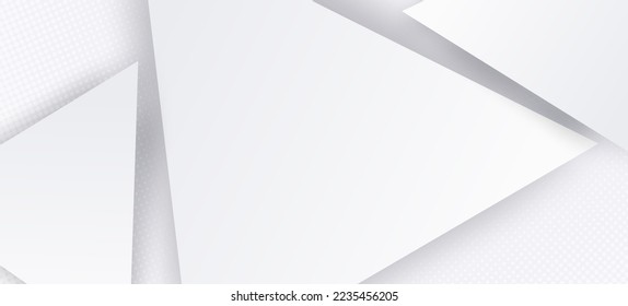 Abstract. Geometric shape overlab white background. light and shadow .Vector.